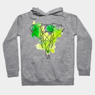 Geometric elephant Hoodie